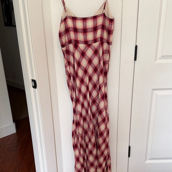 GAP Red Plaid Maxi Dress - Picture 2 of 3